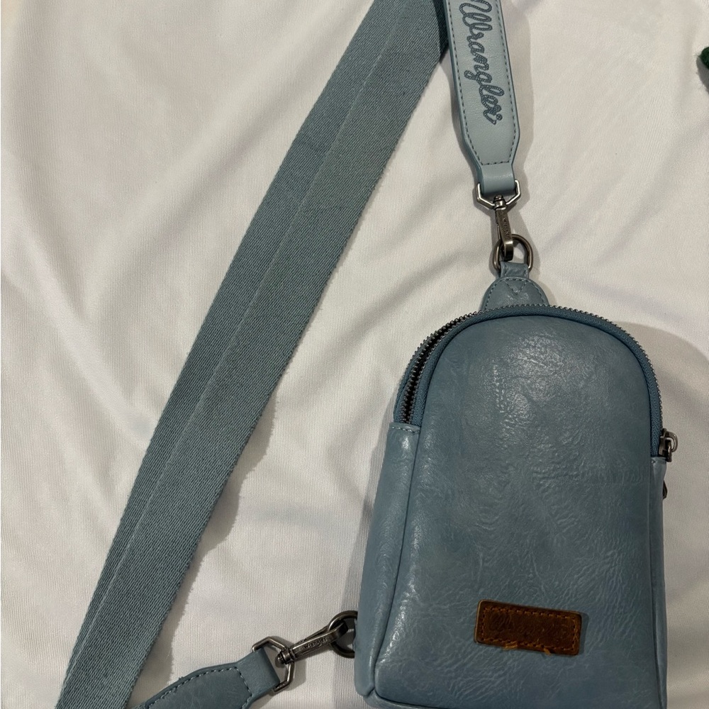 Wrangler Light Blue Crossbody Bag